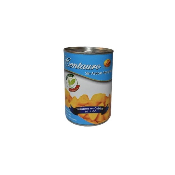 Duraznos en Cubitos Sin Azúcar 425 gr.
